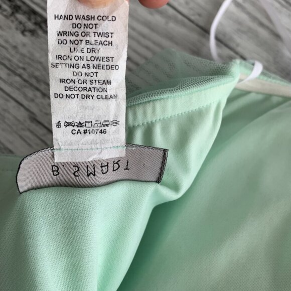 Vintage Y2k Babydoll Sheer Mint Corset Rhinestone Strapless Mini Dress - Picture 12 of 16